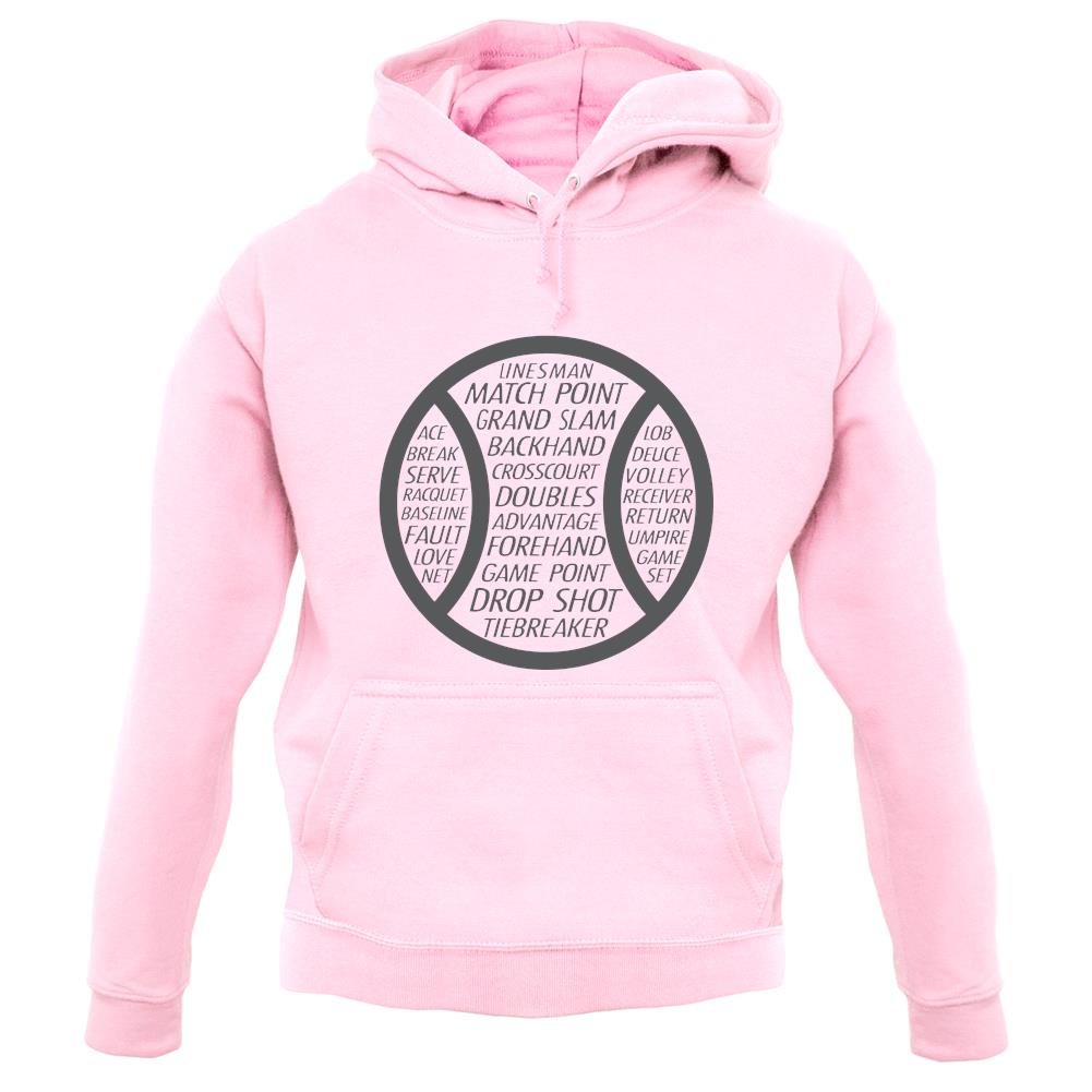 Tennis Word Ball unisex hoodie Tennis Word Ball unisex hoodie