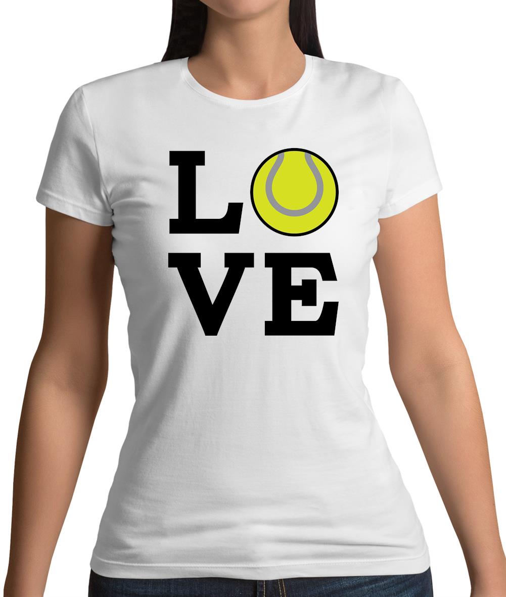 Love Tennis Womens T-Shirt Love Tennis Womens T-Shirt