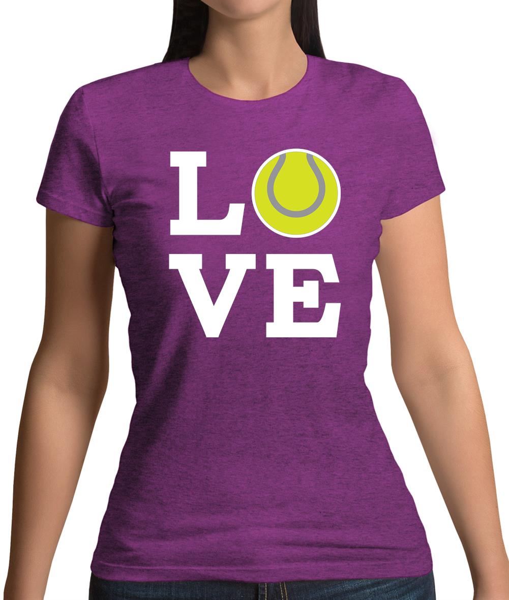 Love Tennis Womens T-Shirt Love Tennis Womens T-Shirt