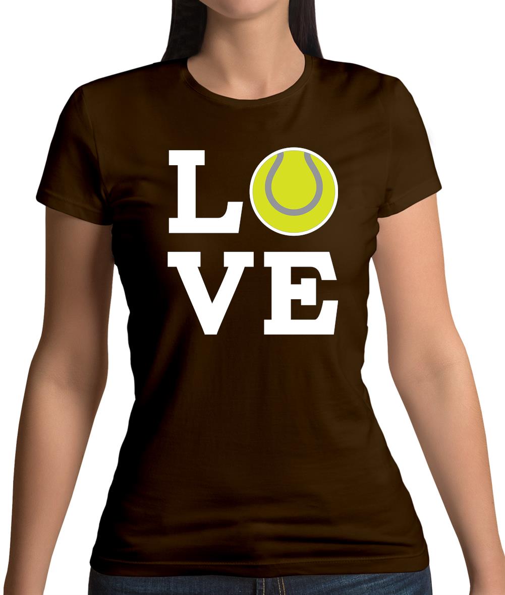 Love Tennis Womens T-Shirt Love Tennis Womens T-Shirt