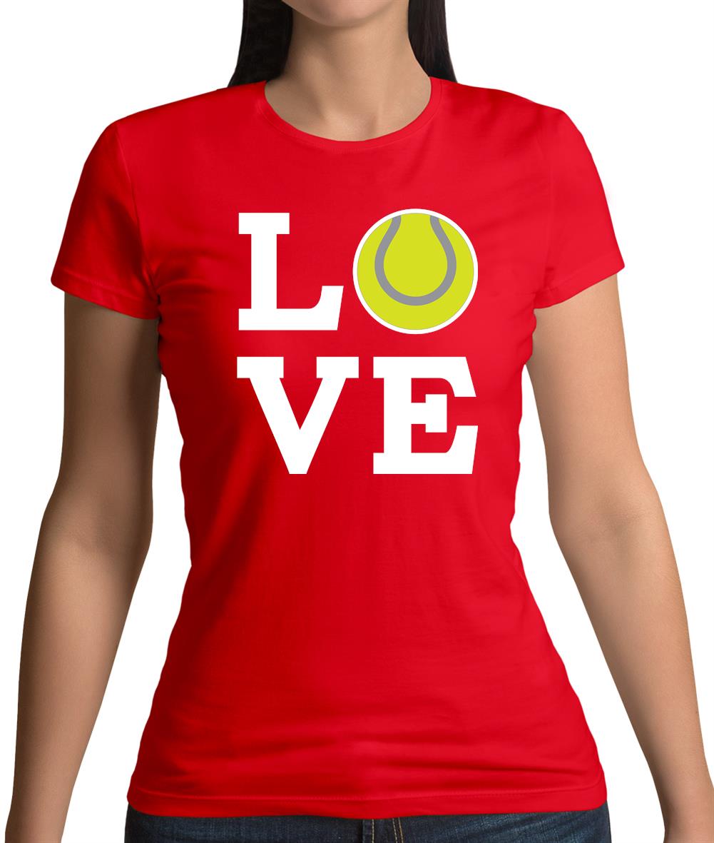 Love Tennis Womens T-Shirt Love Tennis Womens T-Shirt