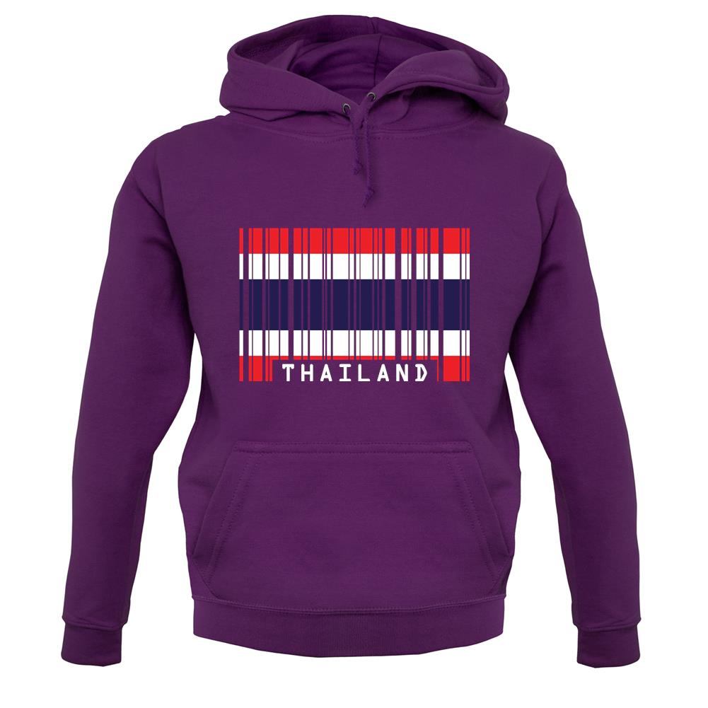 Thailand Barcode Style Flag unisex hoodie Thailand Barcode Style Flag unisex hoodie
