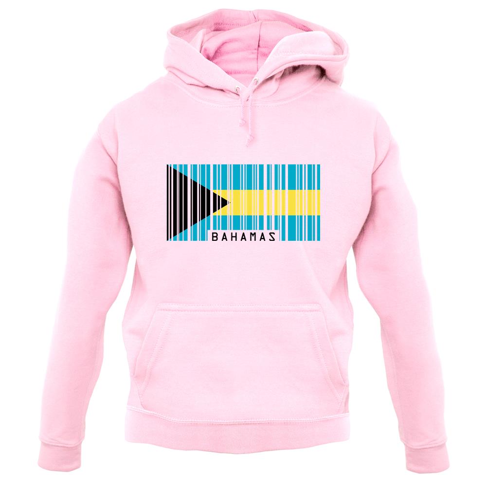 The Bahamas Barcode Style Flag unisex hoodie The Bahamas Barcode Style Flag unisex hoodie