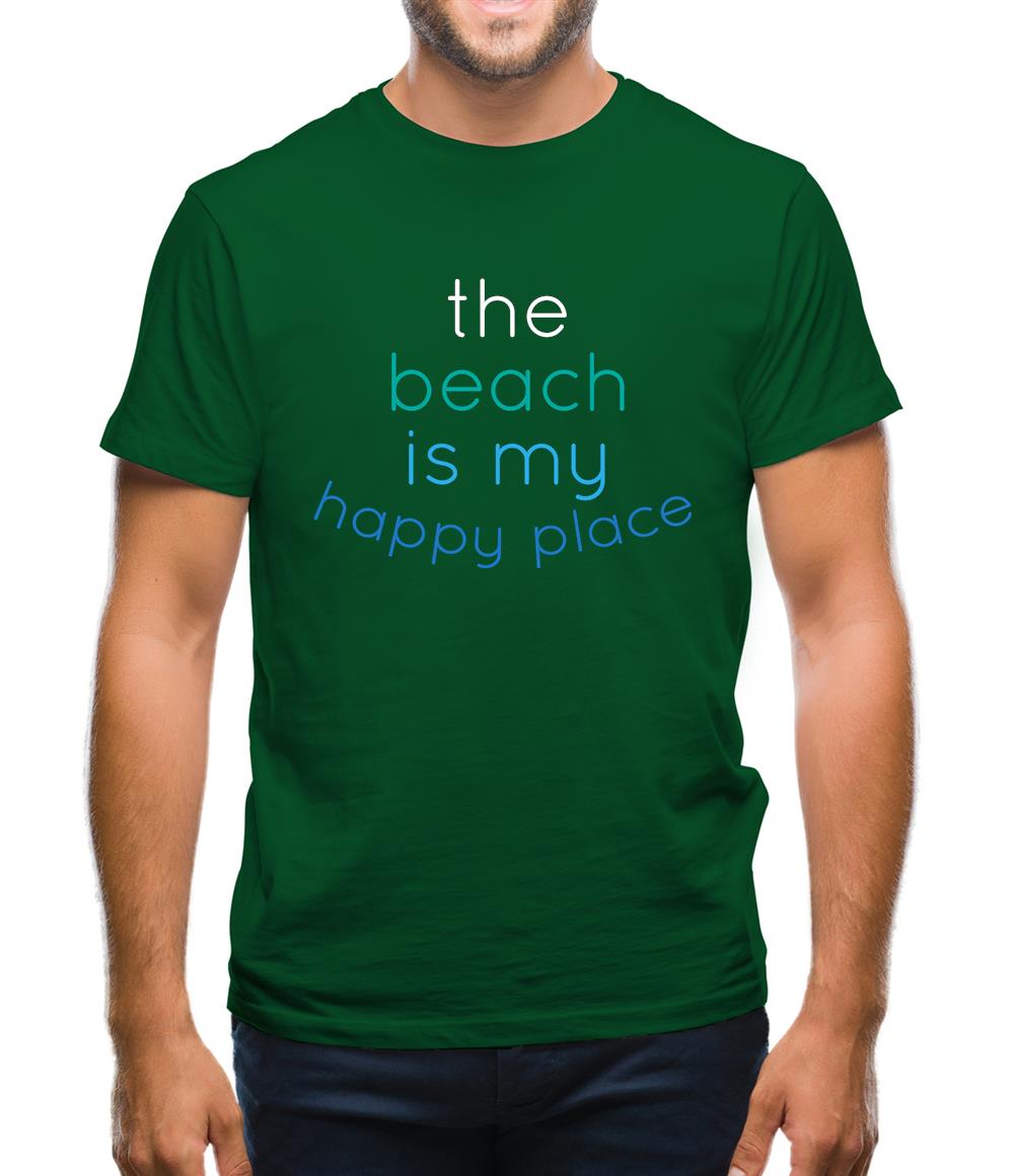 The Beach Is My Happy Place Mens T-Shirt The Beach Is My Happy Place Mens T-Shirt