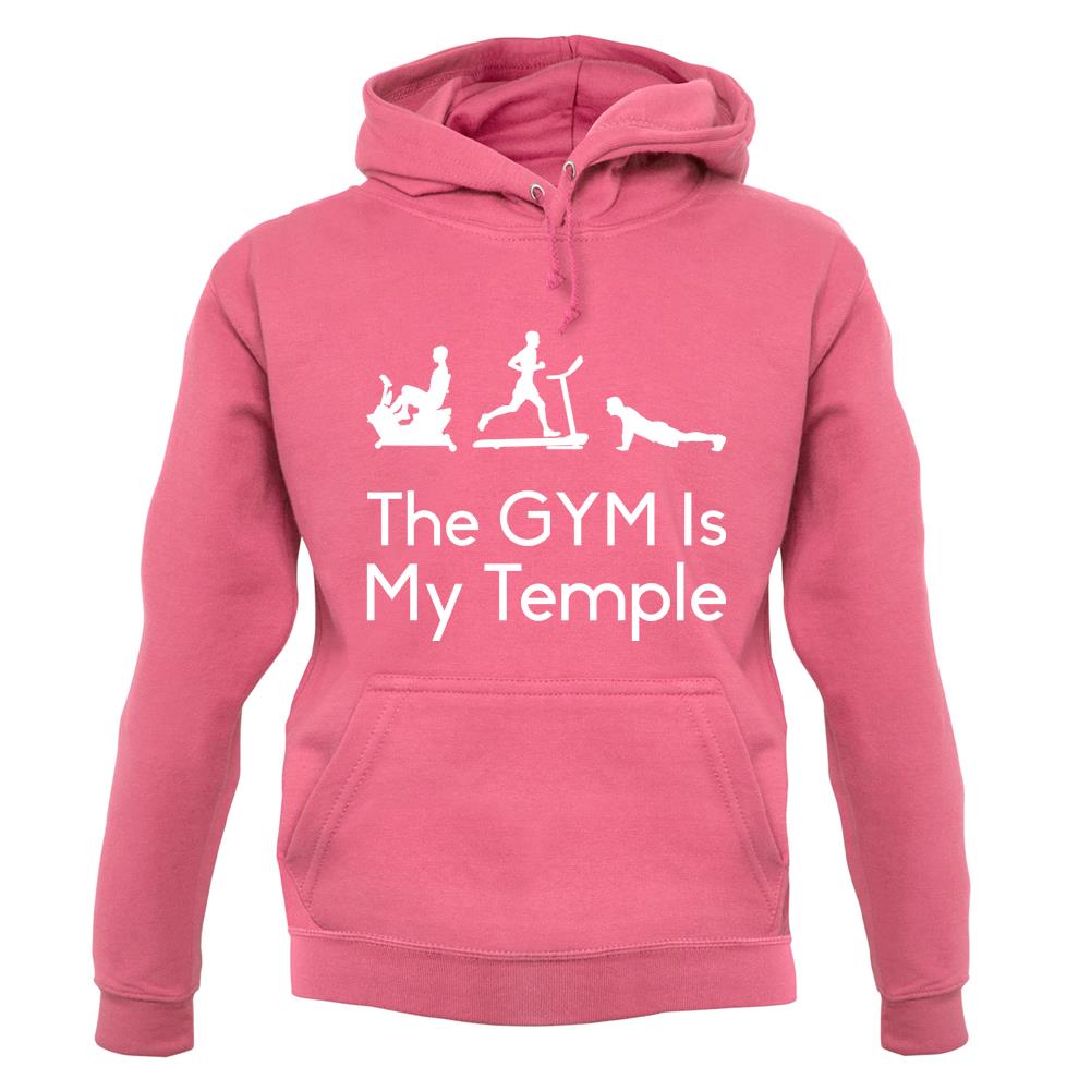 The Gym Is My Temple unisex hoodie The Gym Is My Temple unisex hoodie