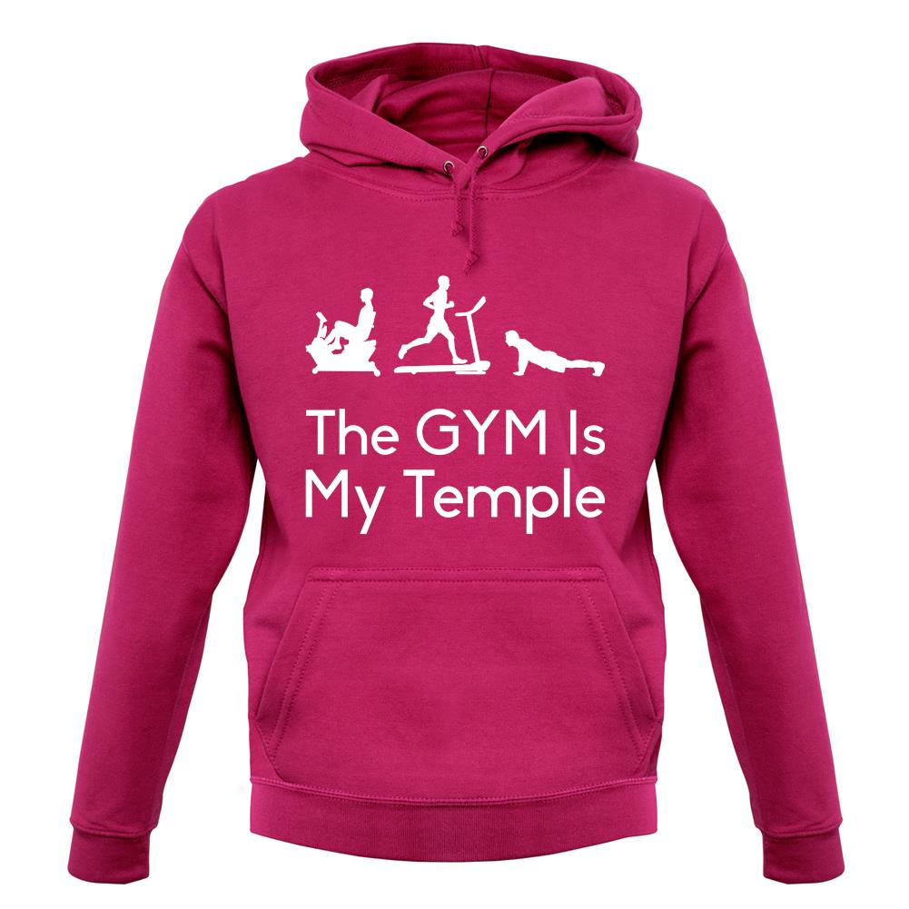 The Gym Is My Temple unisex hoodie The Gym Is My Temple unisex hoodie