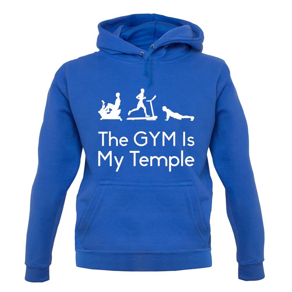 The Gym Is My Temple unisex hoodie The Gym Is My Temple unisex hoodie