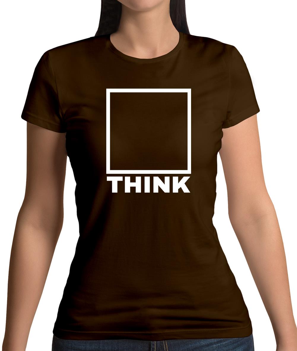 Think Outside The Box Womens T-Shirt Think Outside The Box Womens T-Shirt