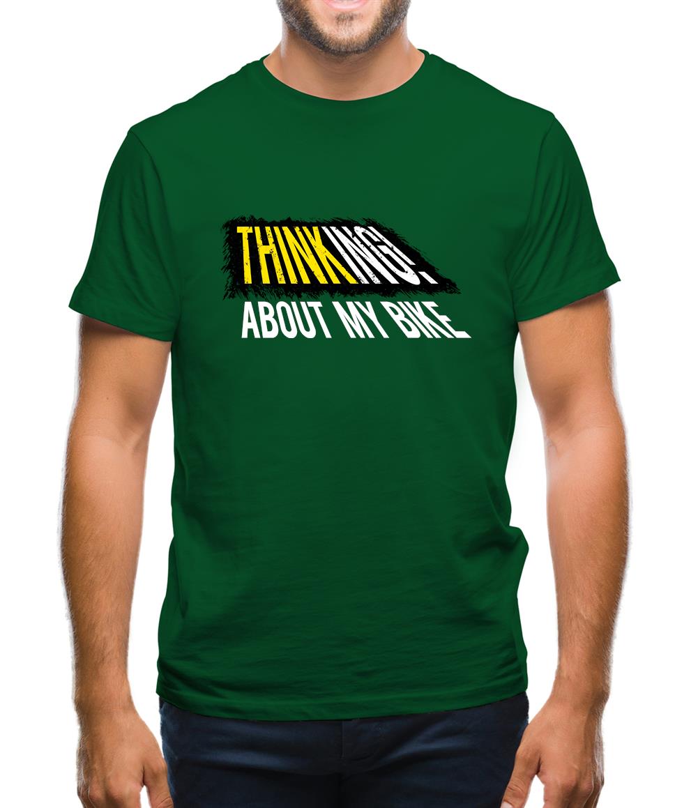 Thinking About My Bike Mens T-Shirt Thinking About My Bike Mens T-Shirt