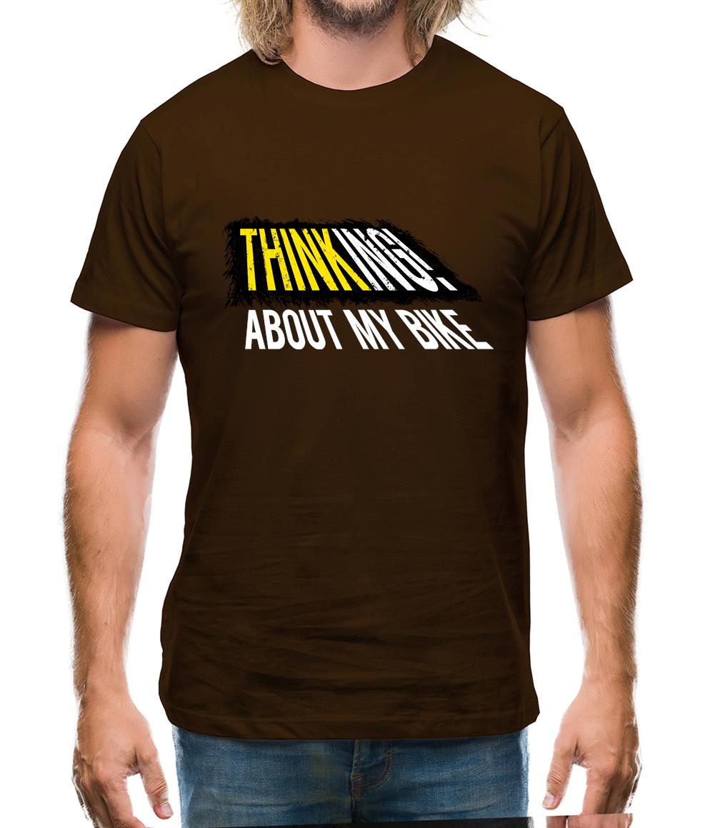 Thinking About My Bike Mens T-Shirt Thinking About My Bike Mens T-Shirt