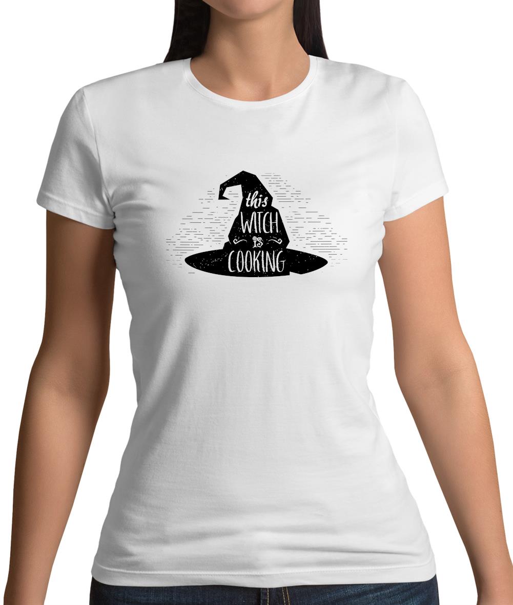 The Witch Is Cooking Womens T-Shirt The Witch Is Cooking Womens T-Shirt