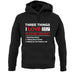 Three Things I Love Nearly As Much As Cricket unisex hoodie Three Things I Love Nearly As Much As Cricket unisex hoodie
