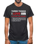 Three Things I Love Nearly As Much As Drums Mens T-Shirt Three Things I Love Nearly As Much As Drums Mens T-Shirt
