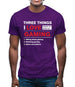 Three Things I Love Nearly As Much As Gaming Mens T-Shirt Three Things I Love Nearly As Much As Gaming Mens T-Shirt