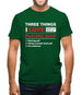 Three Things I Love Nearly As Much As Golf Mens T-Shirt Three Things I Love Nearly As Much As Golf Mens T-Shirt