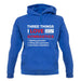 Three Things I Love Nearly As Much As Gymnastics unisex hoodie Three Things I Love Nearly As Much As Gymnastics unisex hoodie
