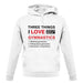 Three Things I Love Nearly As Much As Gymnastics unisex hoodie Three Things I Love Nearly As Much As Gymnastics unisex hoodie