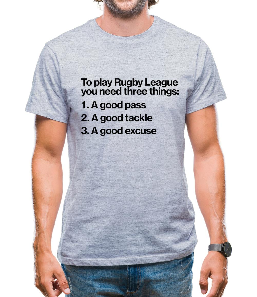 To Play Rugby League Mens T-Shirt To Play Rugby League Mens T-Shirt