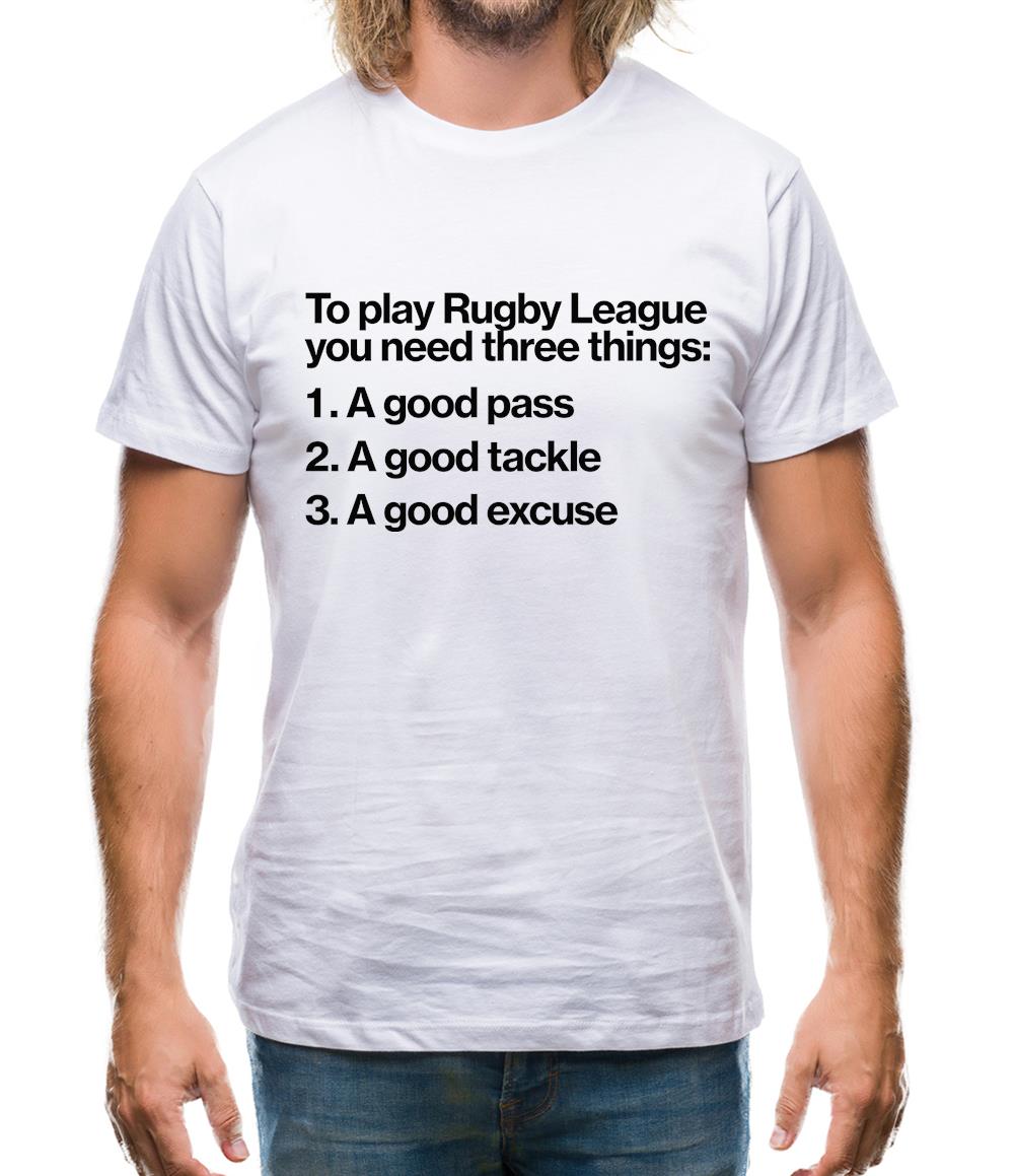 To Play Rugby League Mens T-Shirt To Play Rugby League Mens T-Shirt