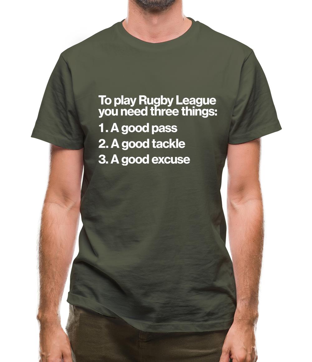 To Play Rugby League Mens T-Shirt To Play Rugby League Mens T-Shirt