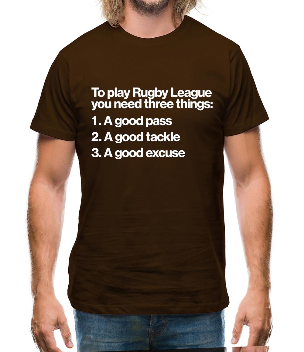 To Play Rugby League Mens T-Shirt To Play Rugby League Mens T-Shirt
