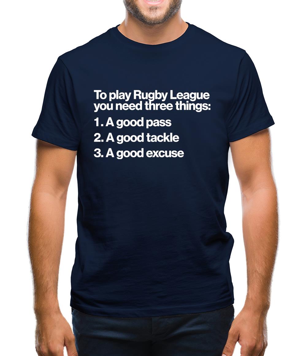 To Play Rugby League Mens T-Shirt
