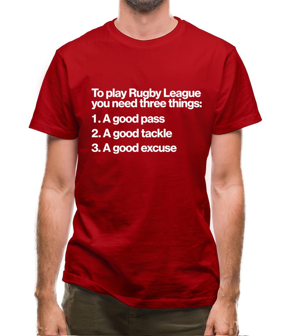 To Play Rugby League Mens T-Shirt To Play Rugby League Mens T-Shirt