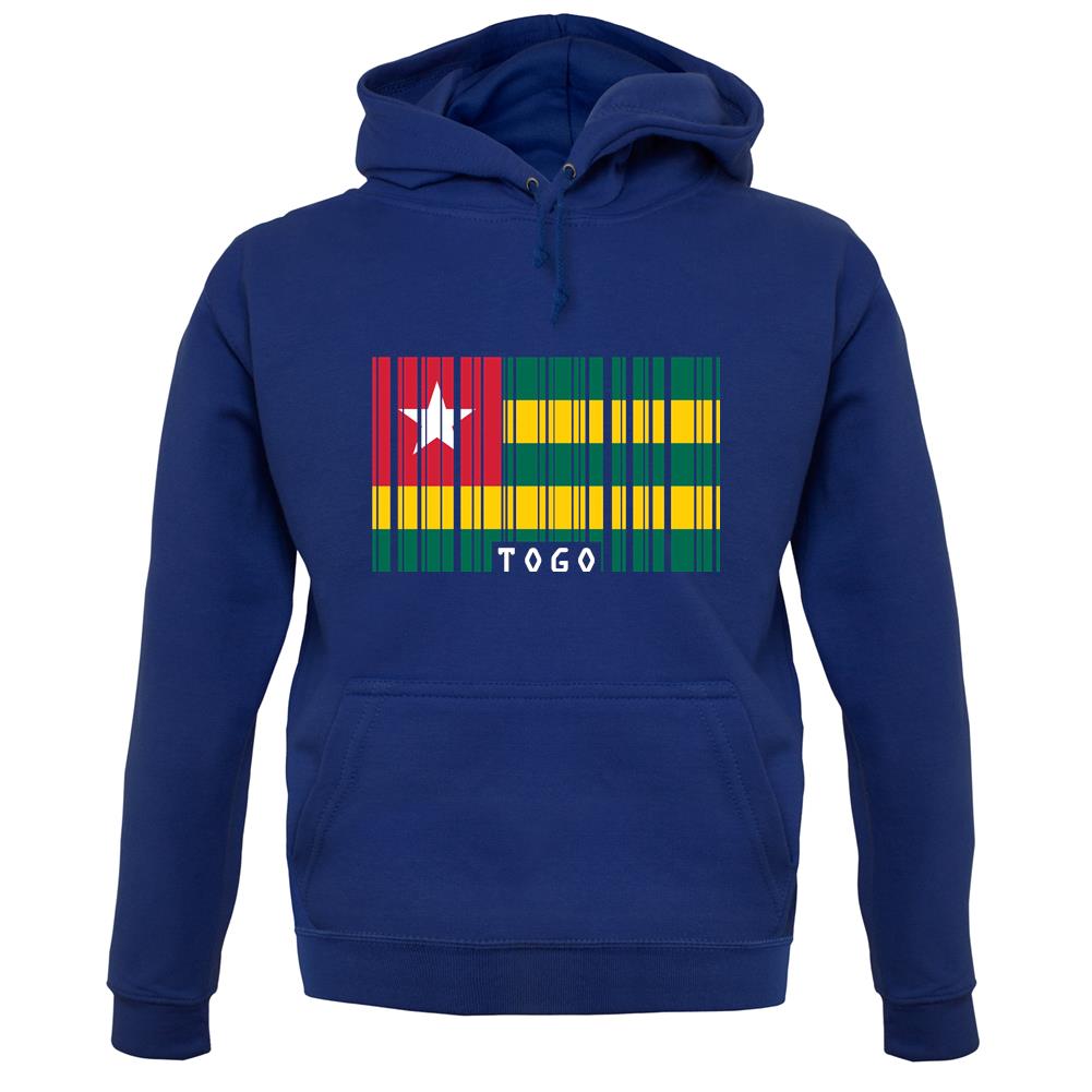 Togo Barcode Style Flag unisex hoodie Togo Barcode Style Flag unisex hoodie
