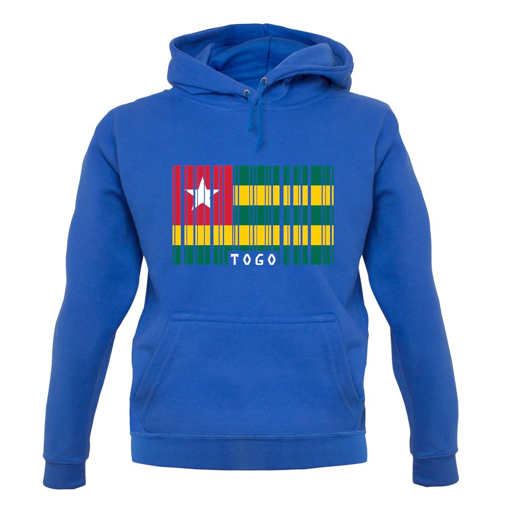 Togo Barcode Style Flag unisex hoodie Togo Barcode Style Flag unisex hoodie