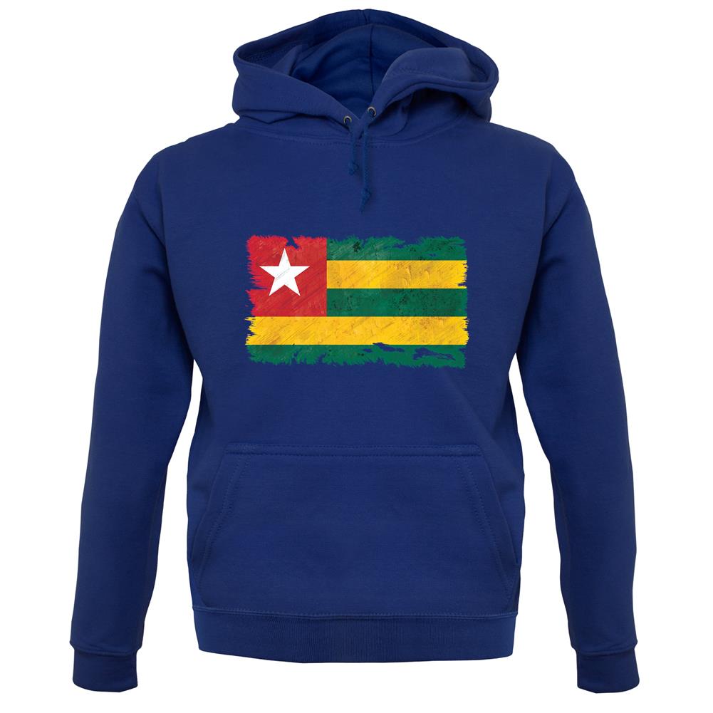 Togo Grunge Style Flag unisex hoodie Togo Grunge Style Flag unisex hoodie