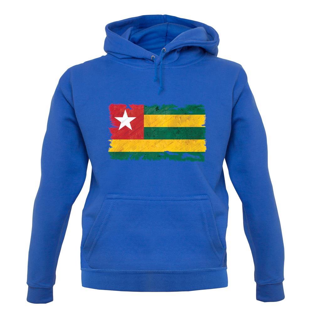 Togo Grunge Style Flag unisex hoodie Togo Grunge Style Flag unisex hoodie