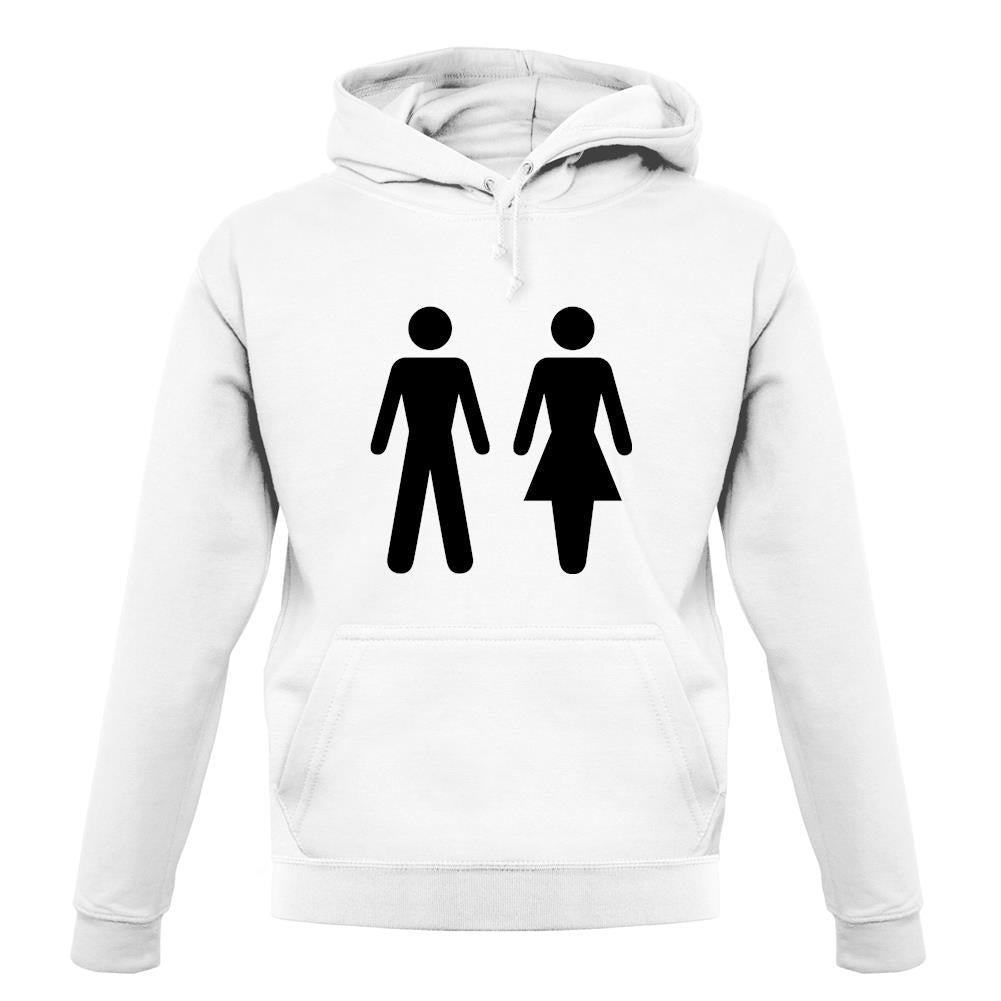 Man Woman Toilet Sign unisex hoodie Man Woman Toilet Sign unisex hoodie