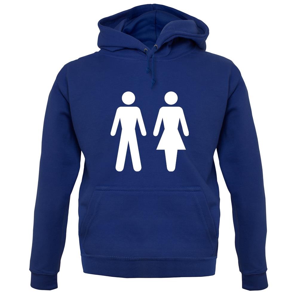 Man Woman Toilet Sign unisex hoodie Man Woman Toilet Sign unisex hoodie