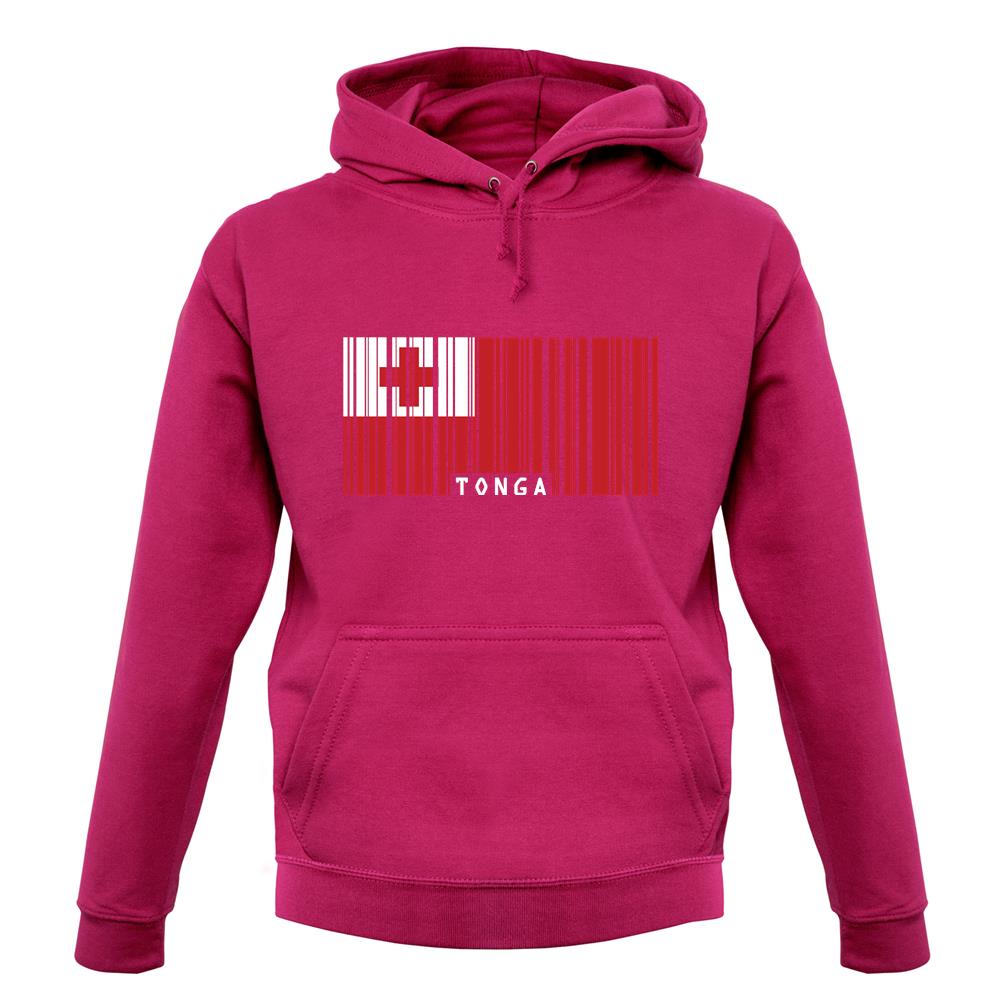 Tonga Barcode Style Flag unisex hoodie Tonga Barcode Style Flag unisex hoodie