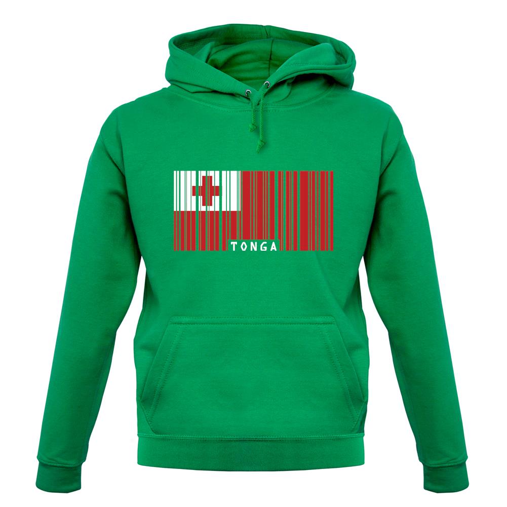 Tonga Barcode Style Flag unisex hoodie Tonga Barcode Style Flag unisex hoodie