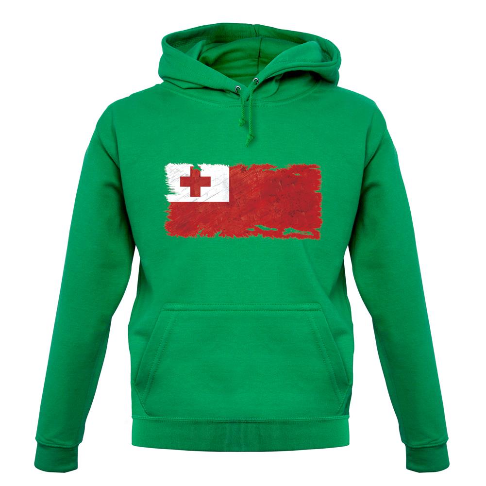 Tonga Grunge Style Flag unisex hoodie Tonga Grunge Style Flag unisex hoodie