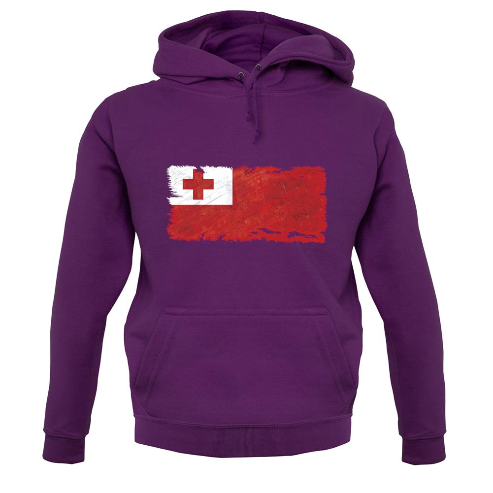 Tonga Grunge Style Flag unisex hoodie Tonga Grunge Style Flag unisex hoodie