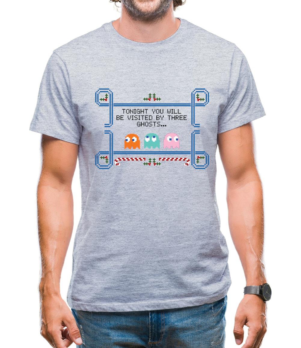 Visited By Three Ghosts Mens T-Shirt Visited By Three Ghosts Mens T-Shirt