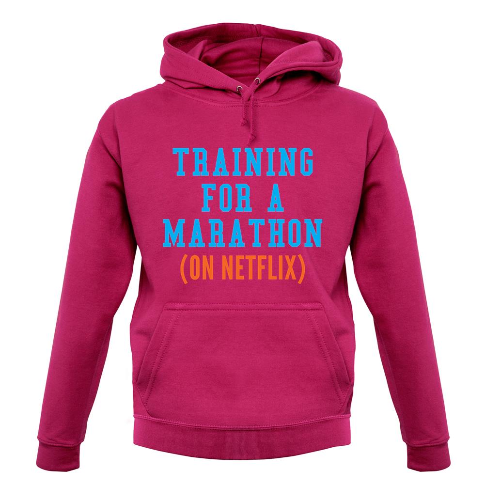 Training For A Marathon On Netflix unisex hoodie Training For A Marathon On Netflix unisex hoodie