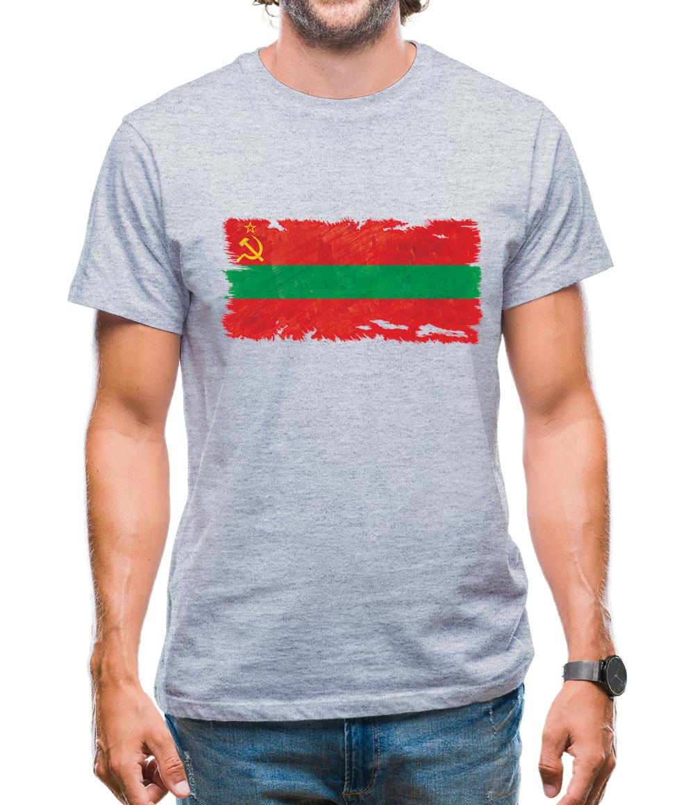 Transnistria Grunge Style Flag Mens T-Shirt Transnistria Grunge Style Flag Mens T-Shirt