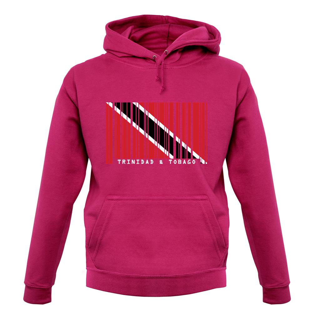 Trinidad And Tobago Barcode Style Flag unisex hoodie Trinidad And Tobago Barcode Style Flag unisex hoodie