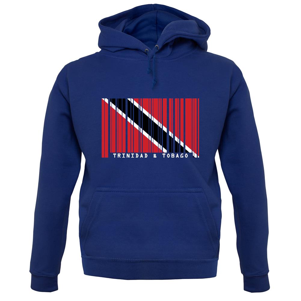 Trinidad And Tobago Barcode Style Flag unisex hoodie Trinidad And Tobago Barcode Style Flag unisex hoodie