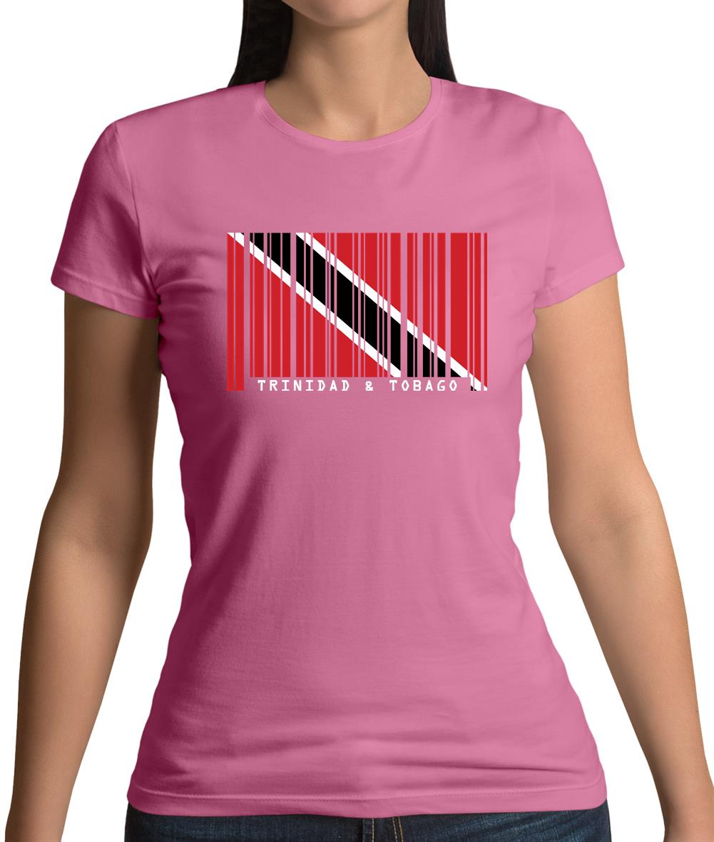 Trinidad And Tobago Barcode Style Flag Womens T-Shirt Trinidad And Tobago Barcode Style Flag Womens T-Shirt