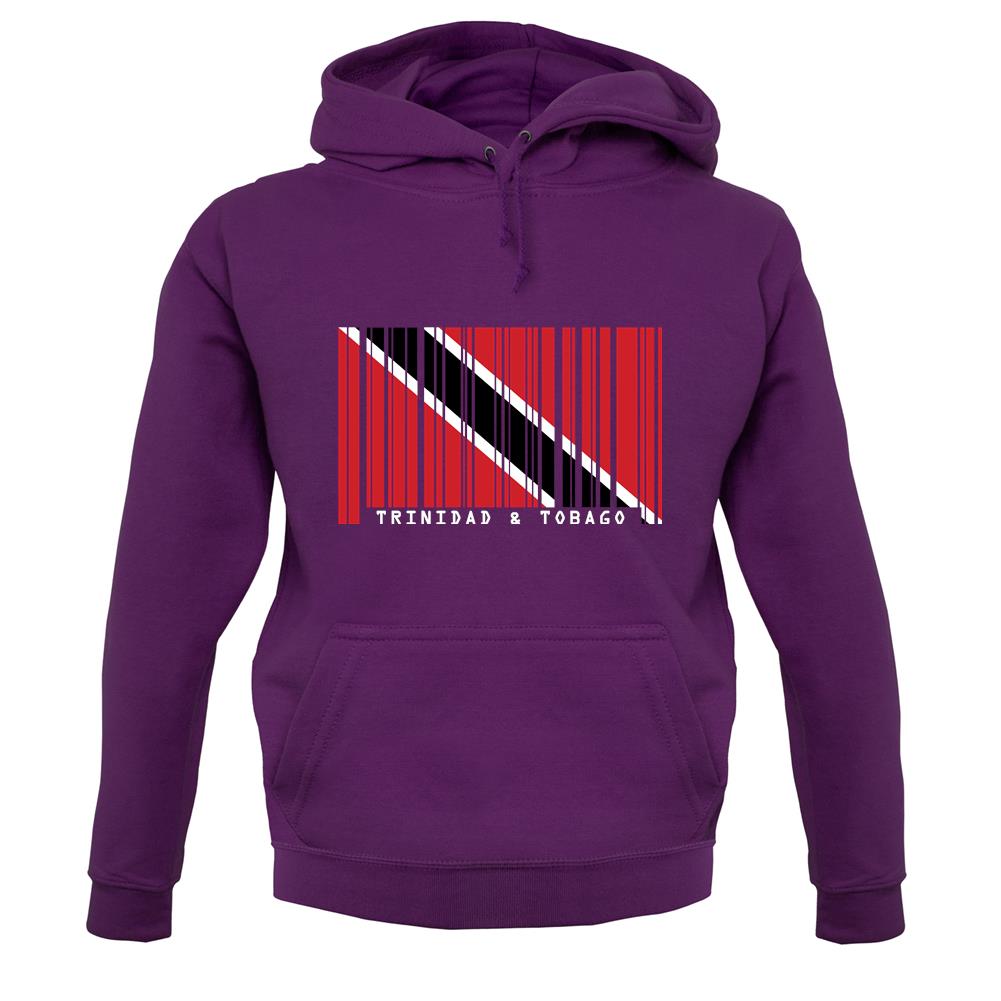 Trinidad And Tobago Barcode Style Flag unisex hoodie Trinidad And Tobago Barcode Style Flag unisex hoodie