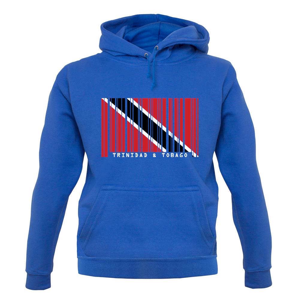 Trinidad And Tobago Barcode Style Flag unisex hoodie Trinidad And Tobago Barcode Style Flag unisex hoodie