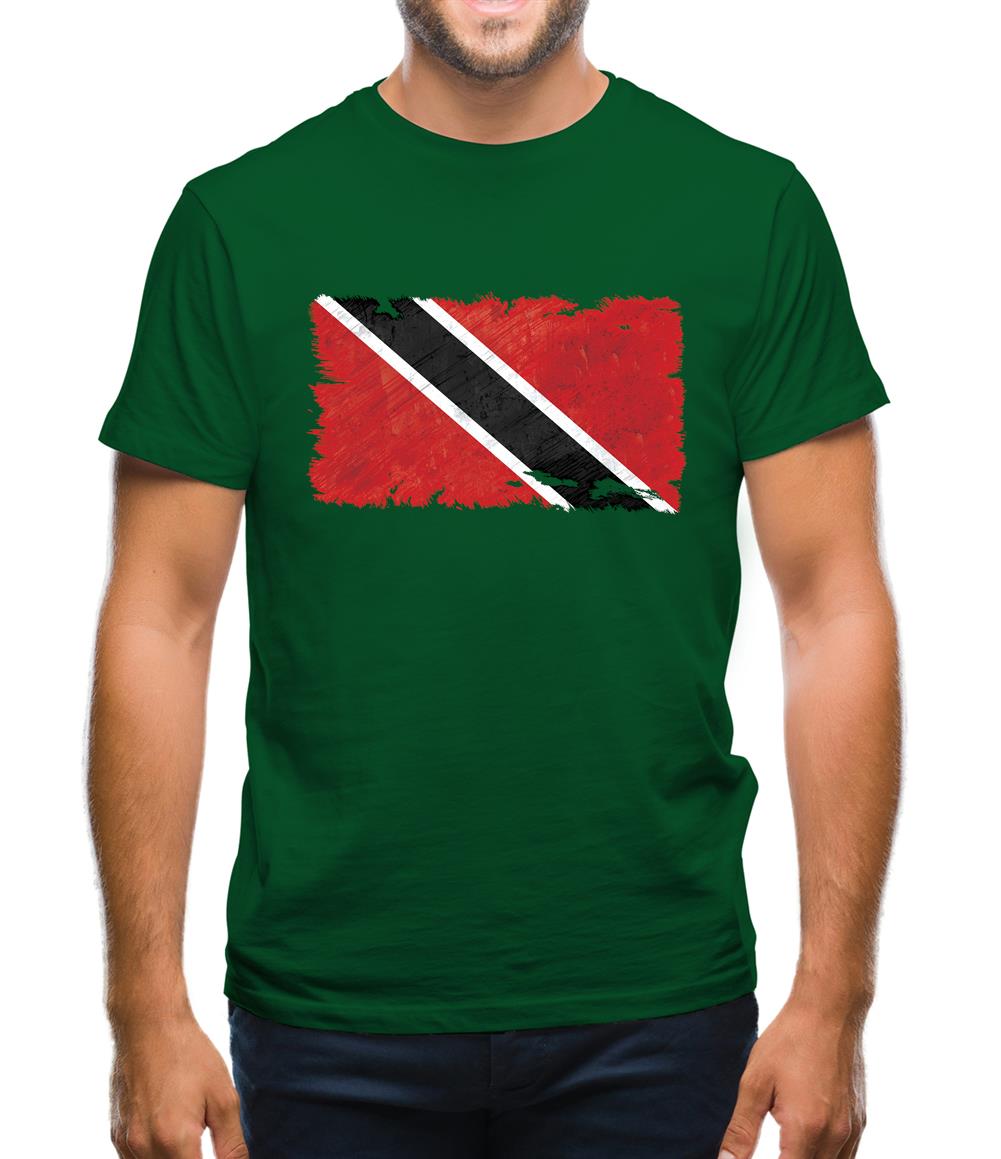 Trinidad And Tobago Grunge Style Flag Mens T-Shirt Trinidad And Tobago Grunge Style Flag Mens T-Shirt