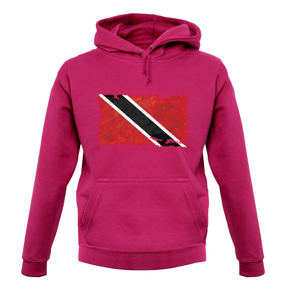 Trinidad And Tobago Grunge Style Flag unisex hoodie Trinidad And Tobago Grunge Style Flag unisex hoodie