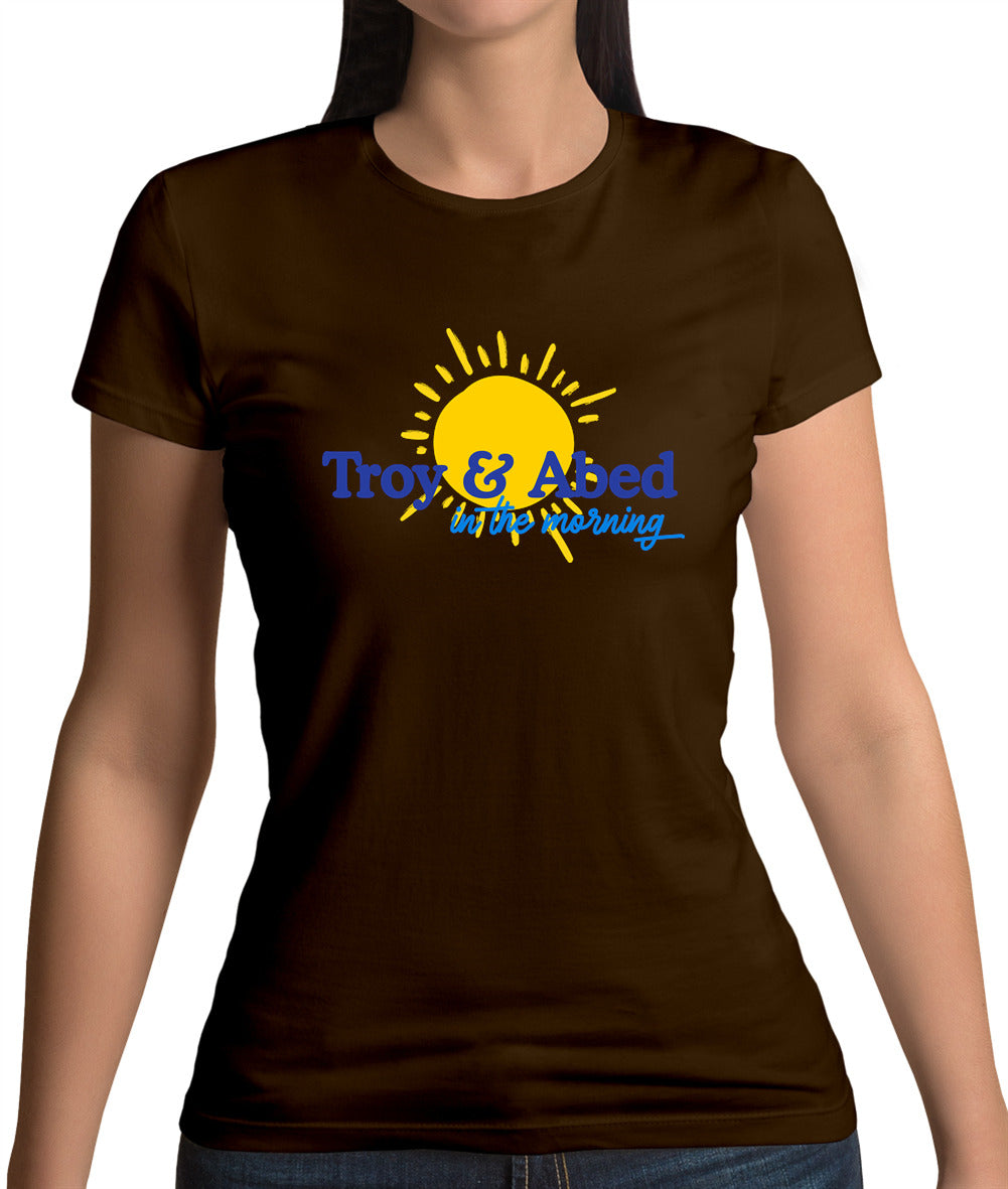 Troy And Abed In The Morning Womens T-Shirt Troy And Abed In The Morning Womens T-Shirt