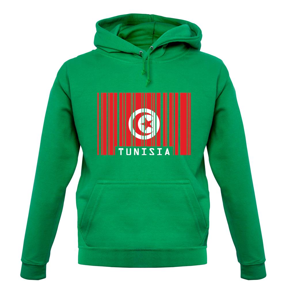 Tunisia Barcode Style Flag unisex hoodie Tunisia Barcode Style Flag unisex hoodie