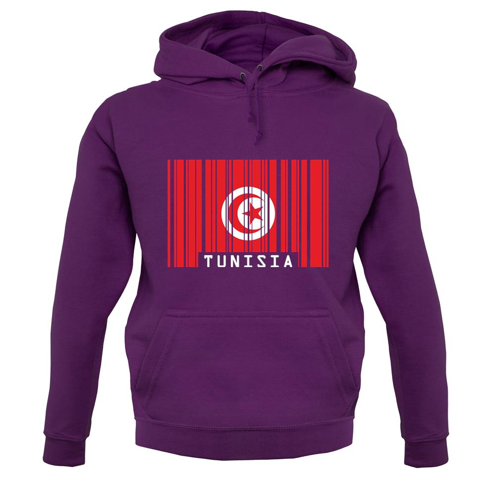 Tunisia Barcode Style Flag unisex hoodie Tunisia Barcode Style Flag unisex hoodie